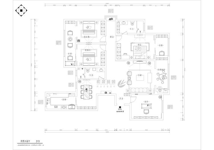 龙湖源著,中式风格,户型图