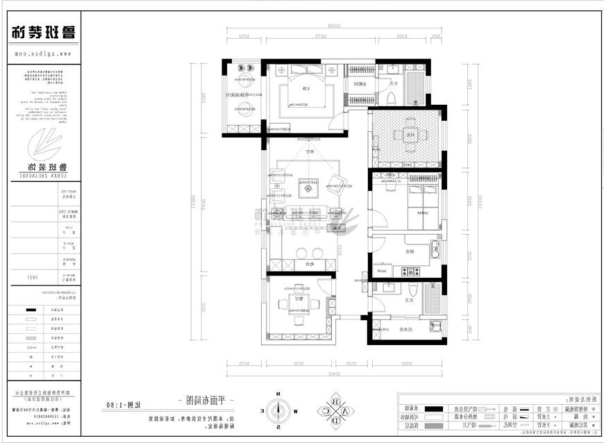 旺座城-海德堡,新中式风格,户型图