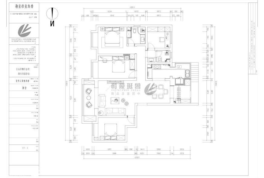 万达天樾,新中式风格,户型图