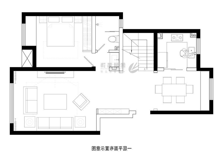 绿地城,现代简约风格,户型图